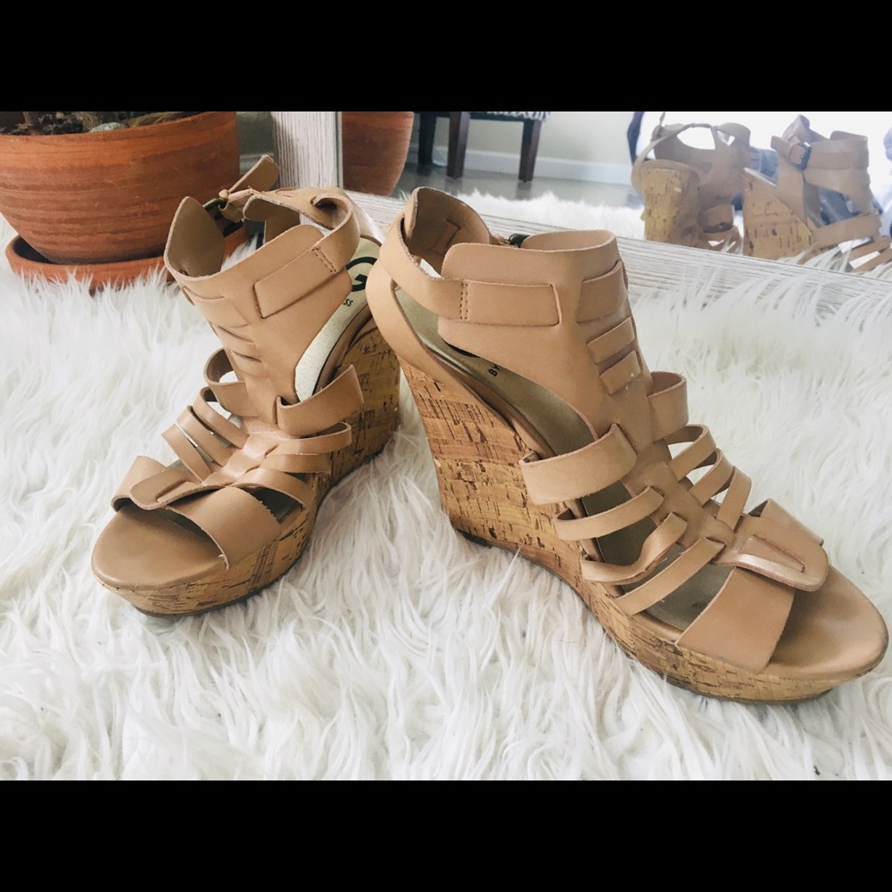 Tan wedges